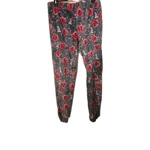 Secret Treasures Womens Gray Christmas Sleep Pants Pajamas Size M 8-10 Very Soft